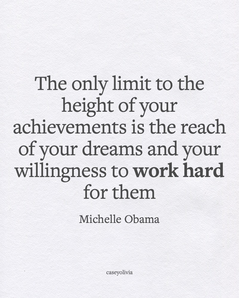 michelle obama reach of your dreams