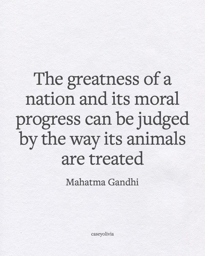 mahatma gandhi greatness of a nation quote