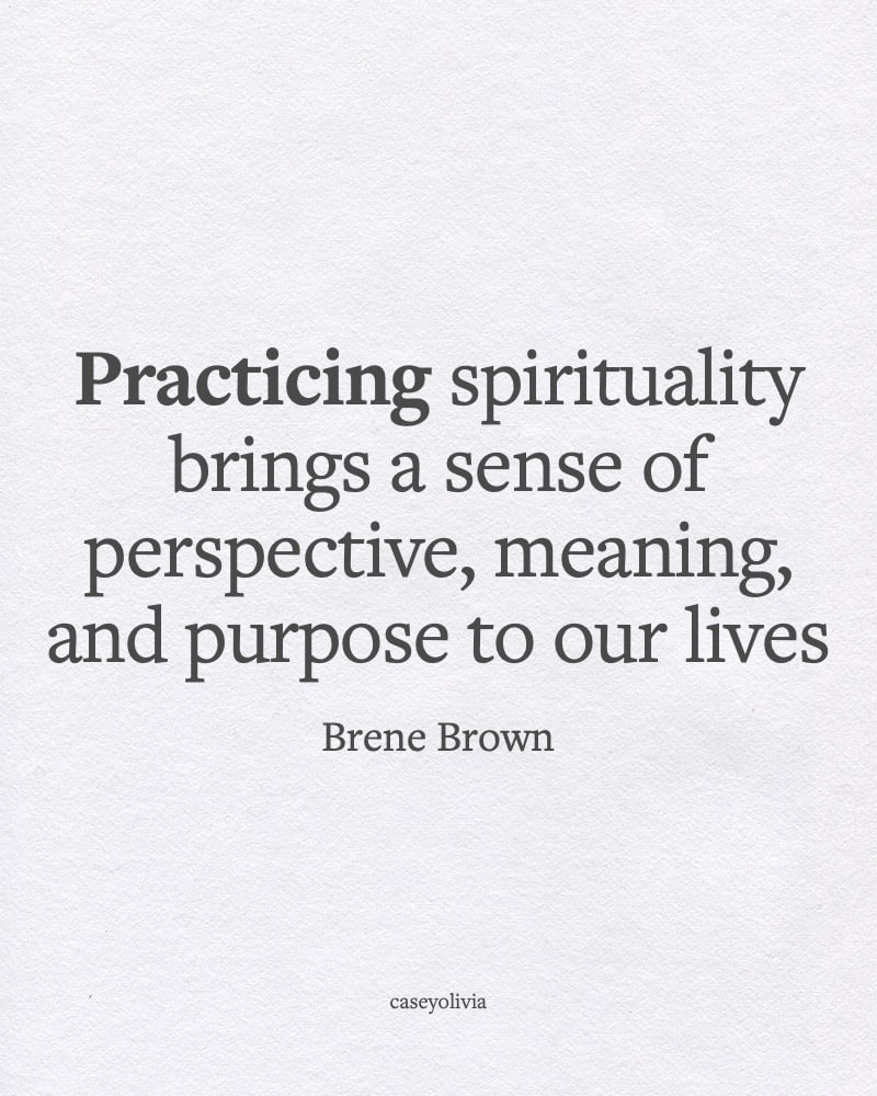 spirituality brene brown quote