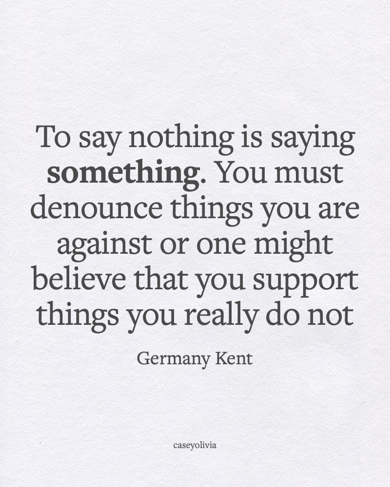 germany kent saying about standing up for your beliefs