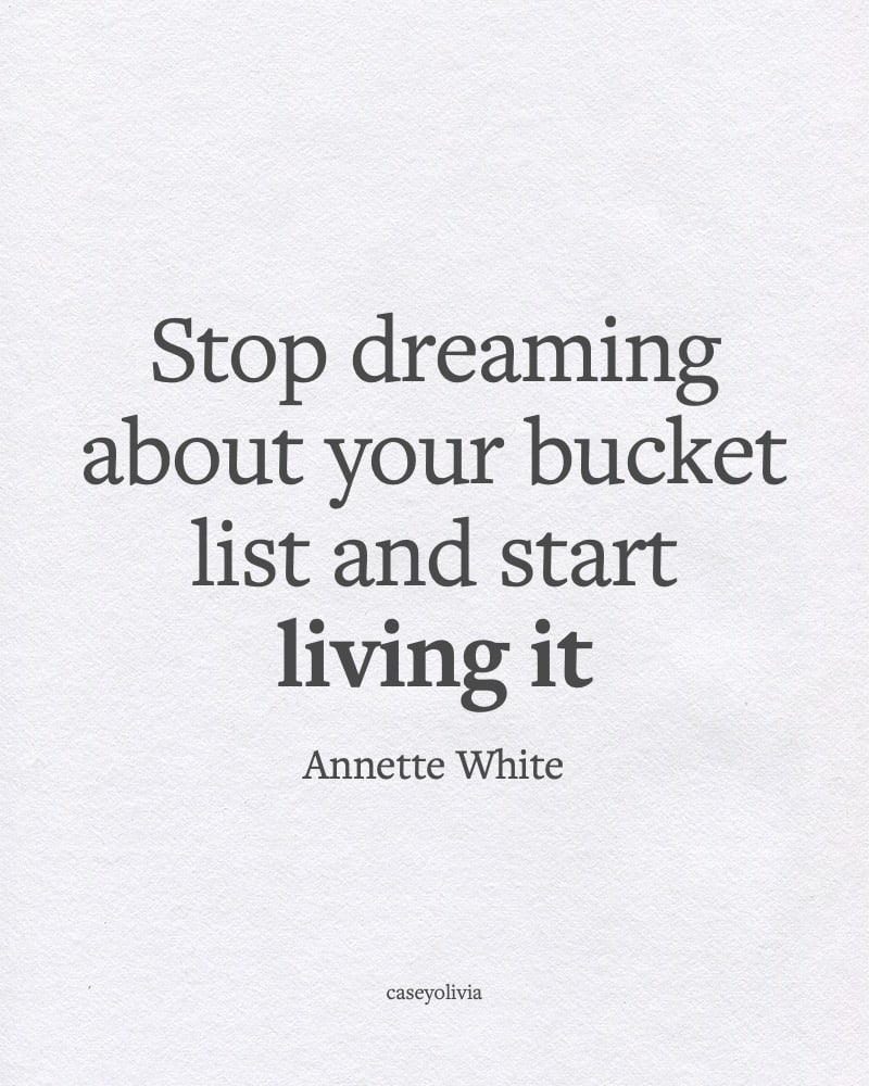 start living your dream life annette white