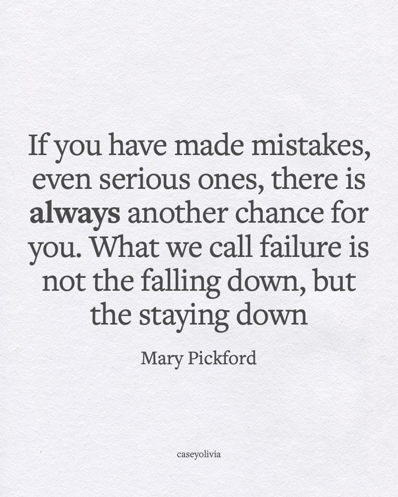 mary pickford keep moving foward quote for will power