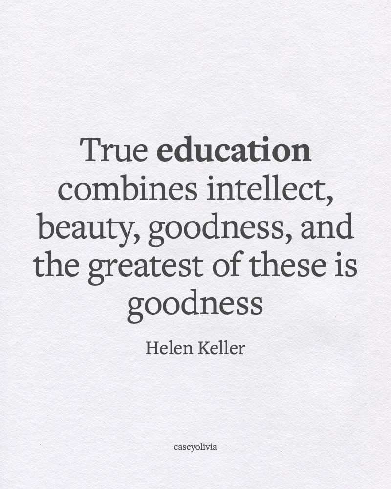 true education quotation by helen keller