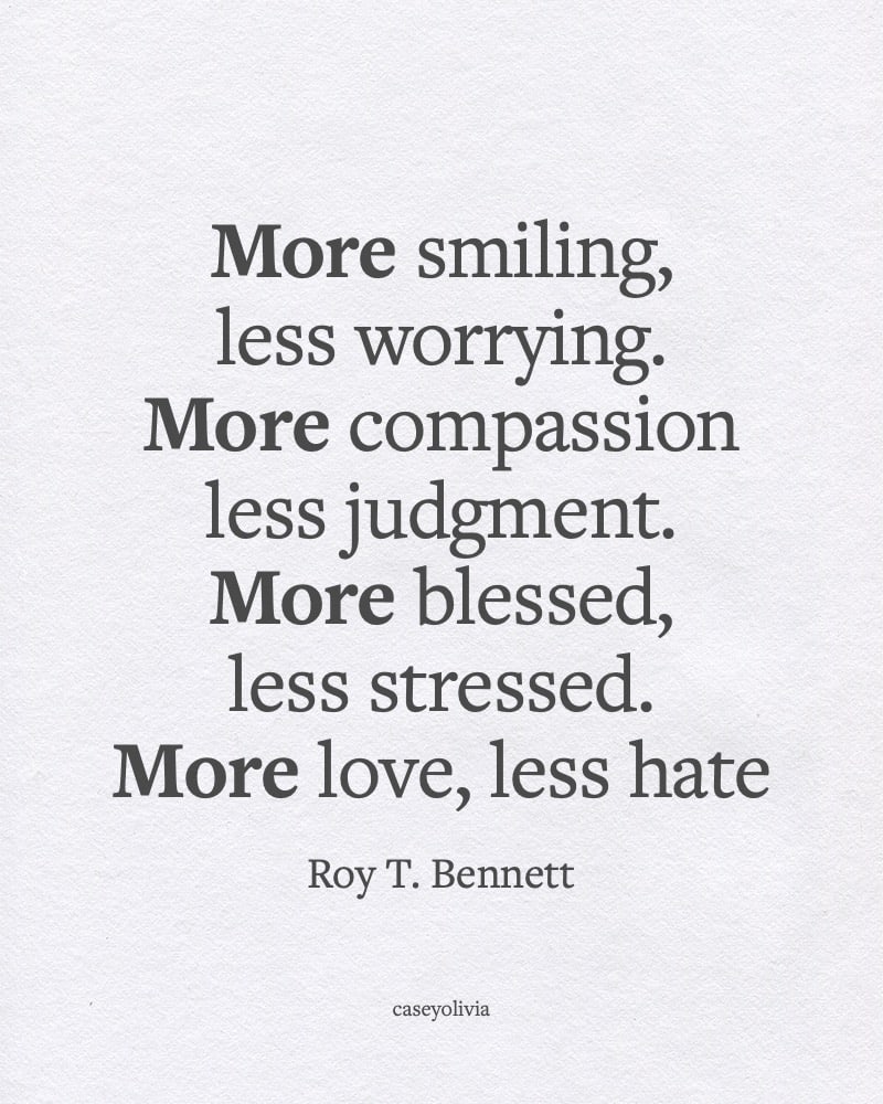 roy t bennett more compassion less judgment quote