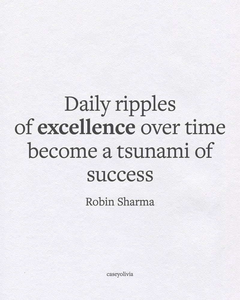 daily ripples of excellence quote for inspiration
