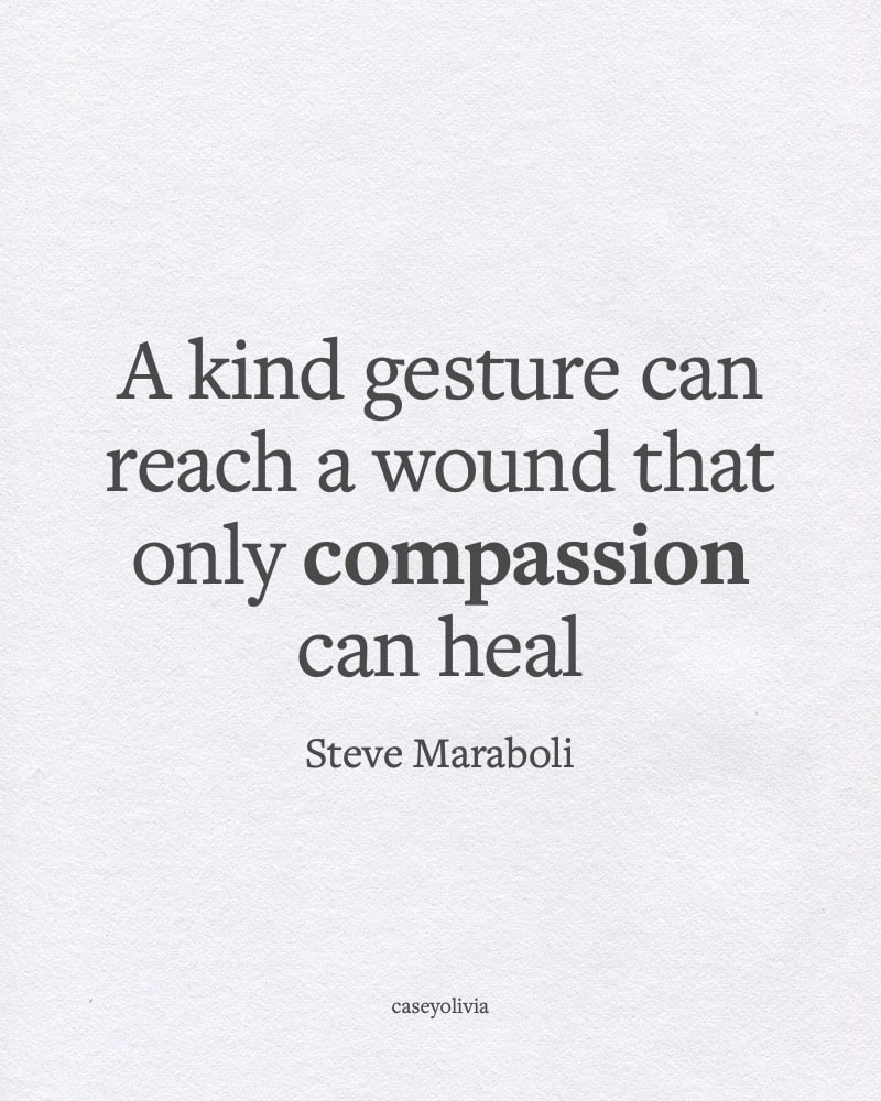 only compassion can heal quotation steve maraboli