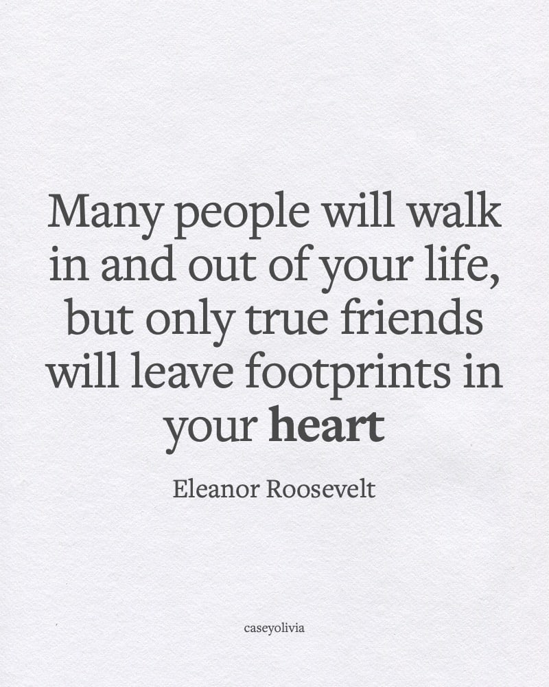 eleanor roosevelt friendship quotation