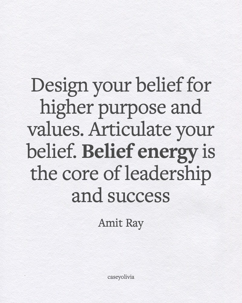 articulate your belief amit ray