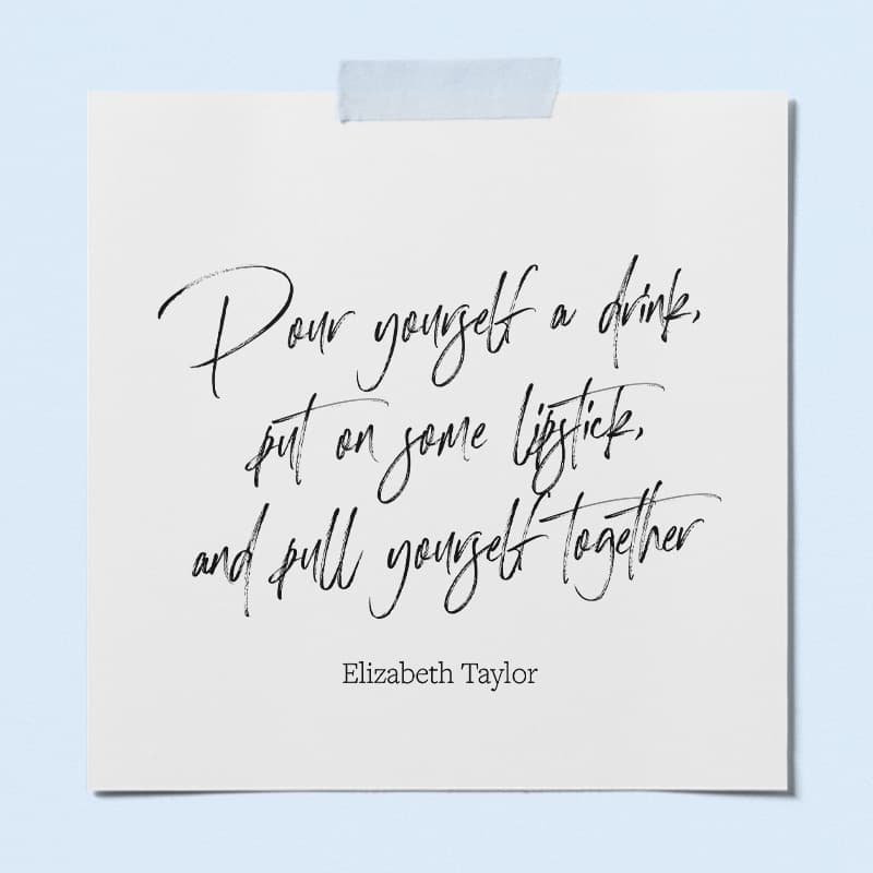 pull yourself together printable quote