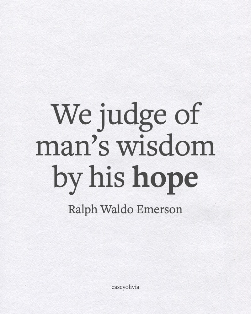 judge of mans wisdom short quote