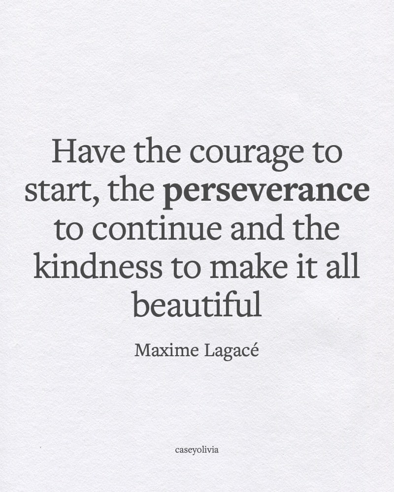 perseverance to continue inspirational caption image
