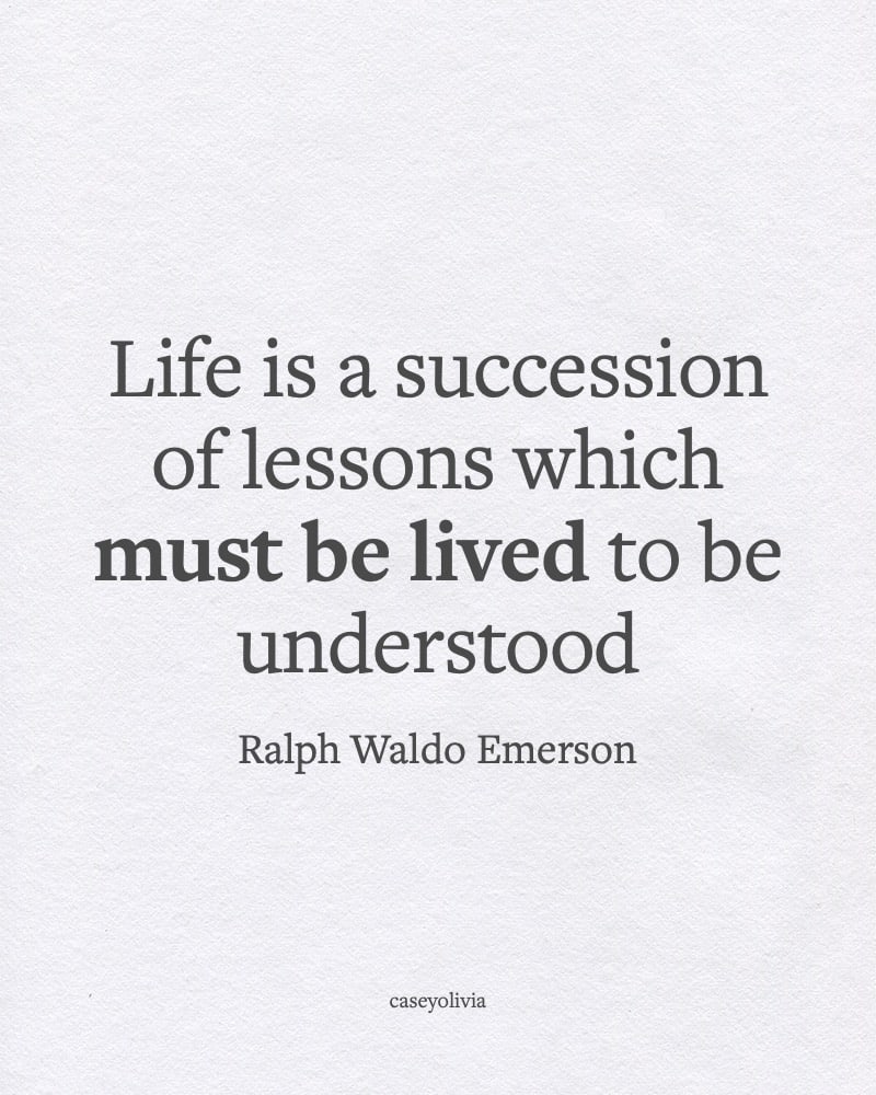lesson to understand life quote image