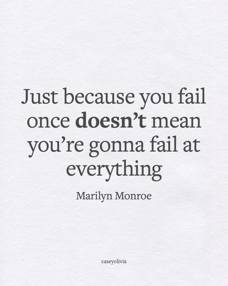 marilyn monroe motivation to persevere