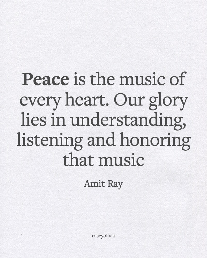 amit ray peace is music in every heart caption