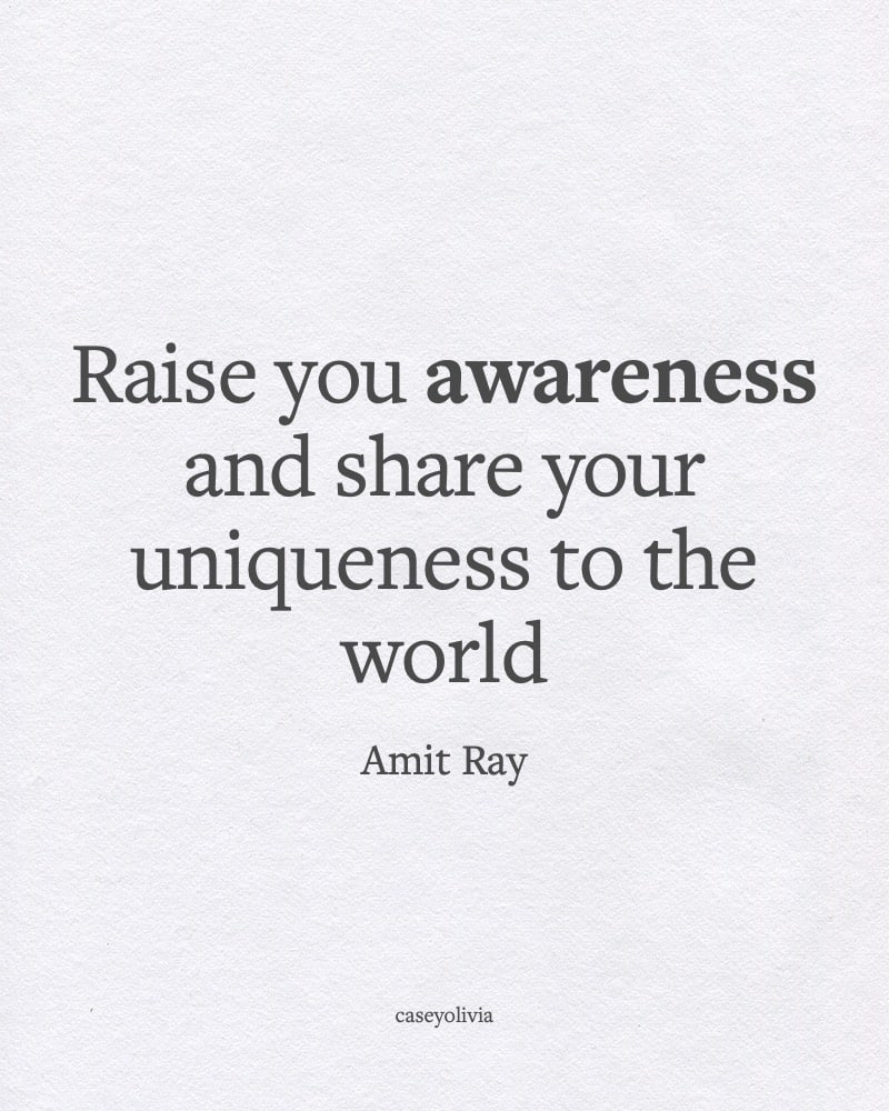 amit ray share your uniqueness quote image