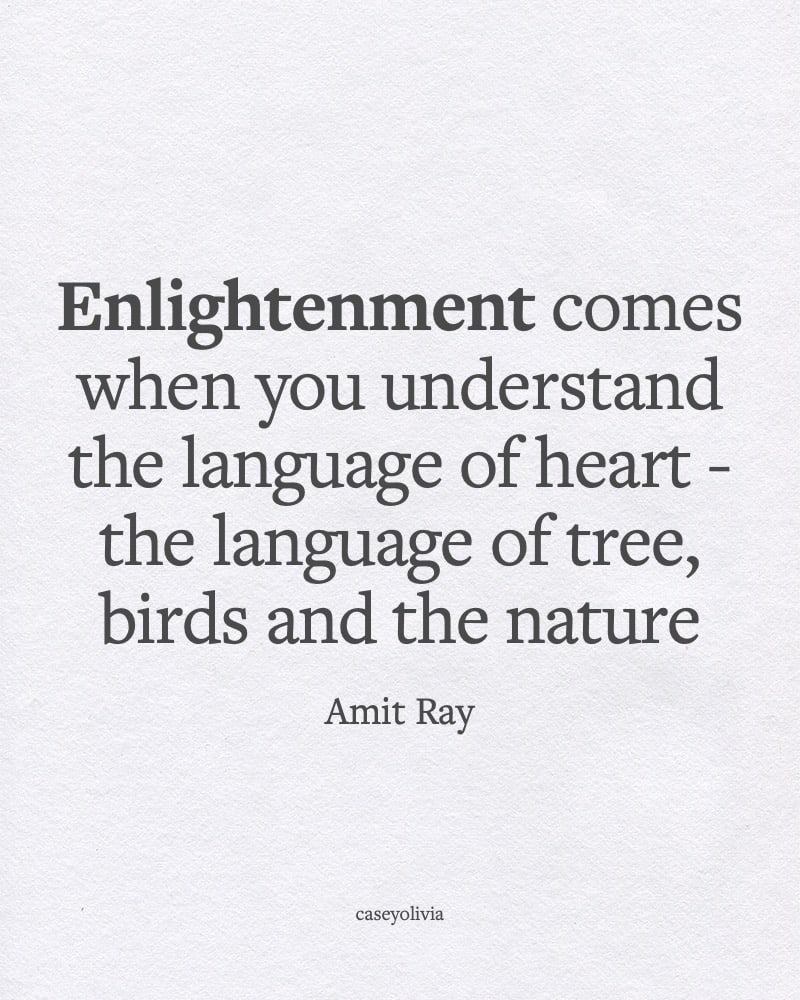 amit ray spiritual language of heart saying