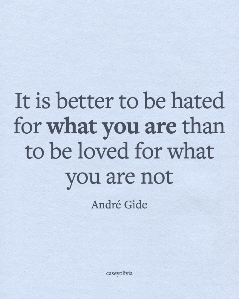 better to hate for what you are saying