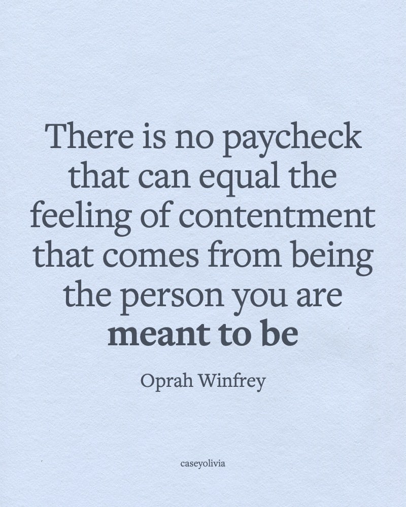 oprah winfrey person you are meant to be