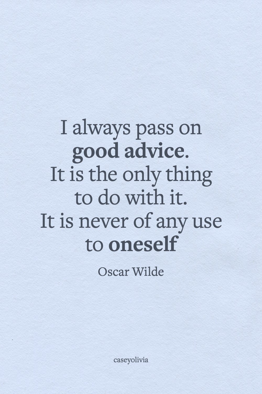 pass on good advice funny life quote image