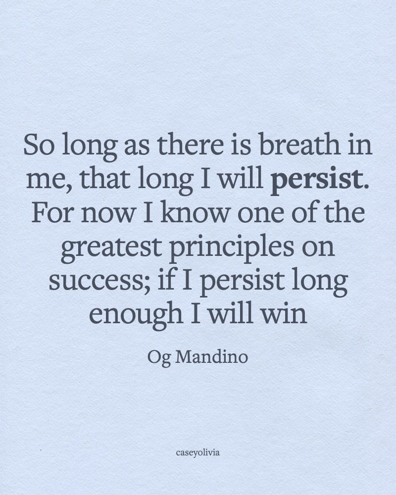 as long as there is breath in me og mandino