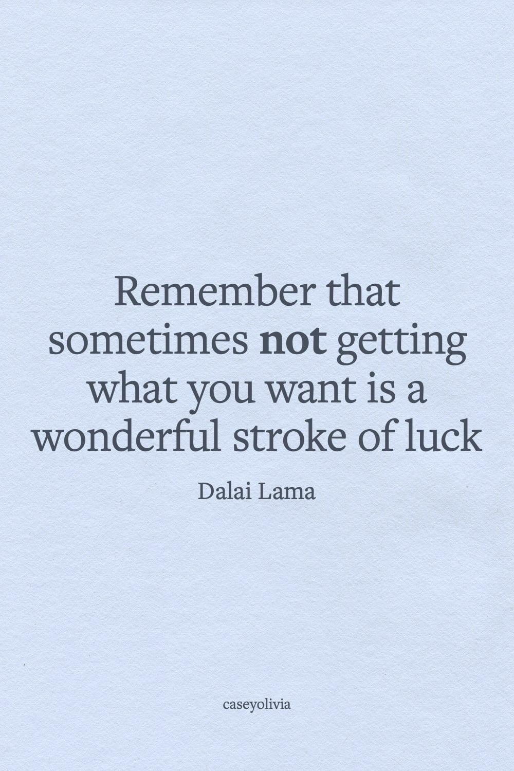 dalai lama stroke of luck saying about optimism
