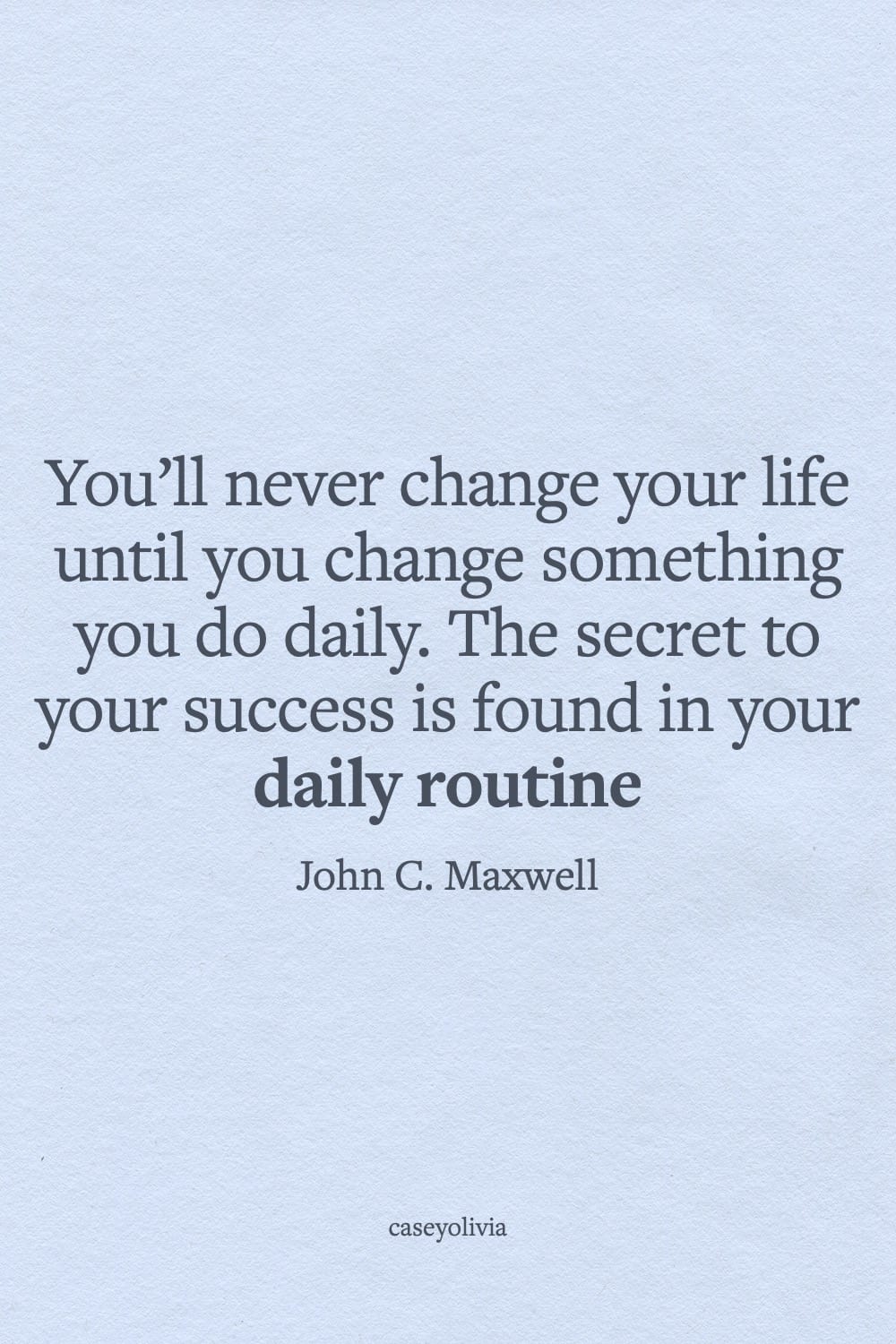 john maxwell famous quote image success in daily routine