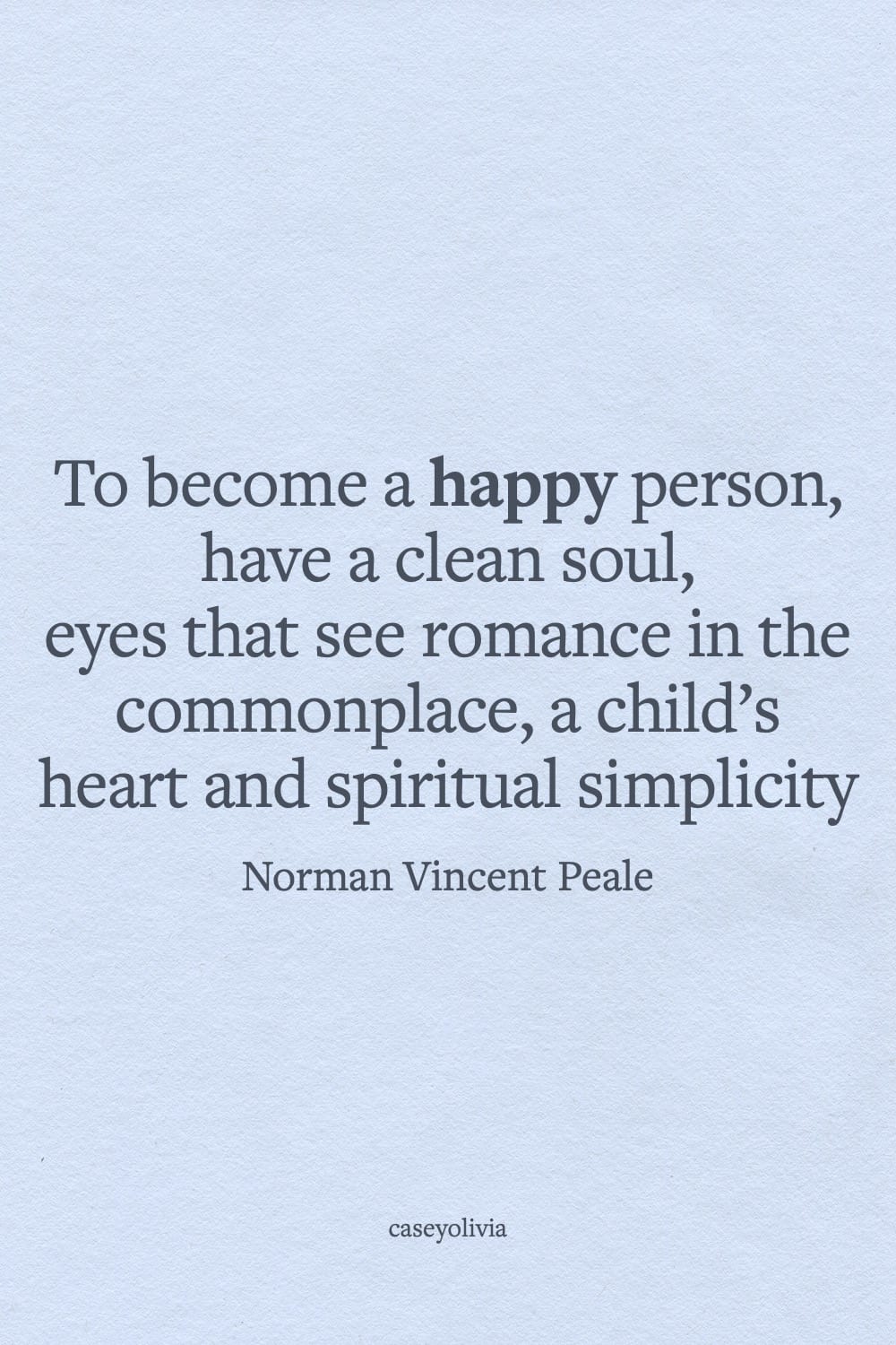 become a happy person norman vincent peale