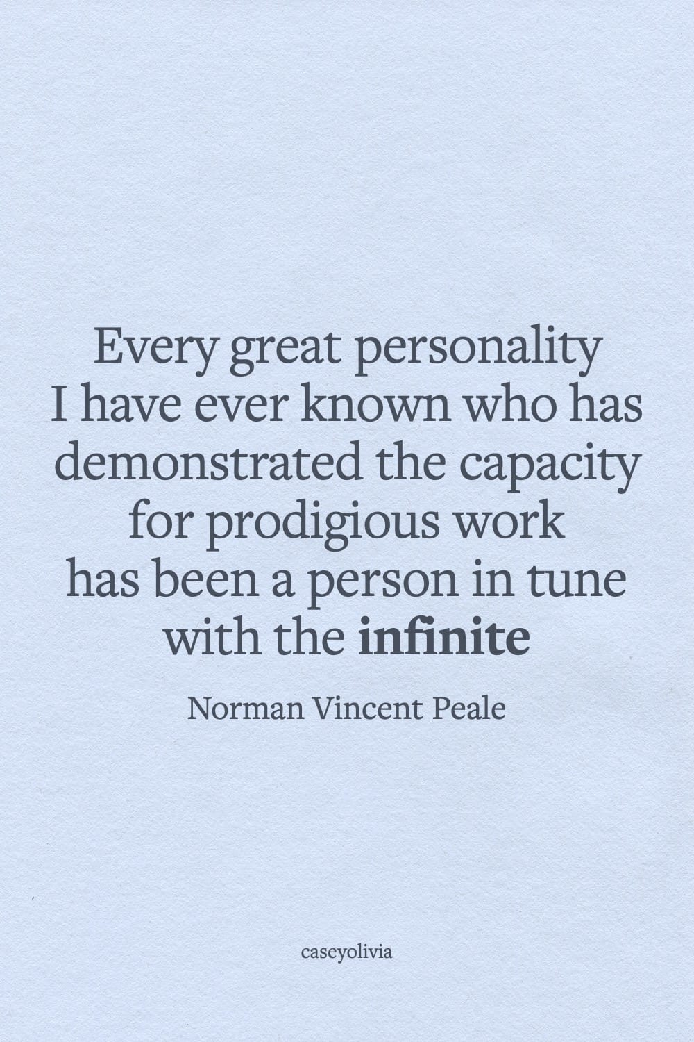 norman vincent peale one in tune with the infinite quote